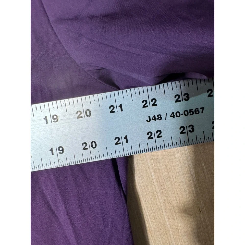 LAFAYETTE 148 NEW YORK Womens Purple Button Down Shirt Long Sleeve Size M‎ - Picture 3 of 7